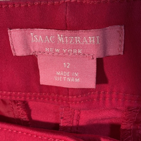Pink Isaac Mizrahi shorts size 12 - Picture 3 of 6